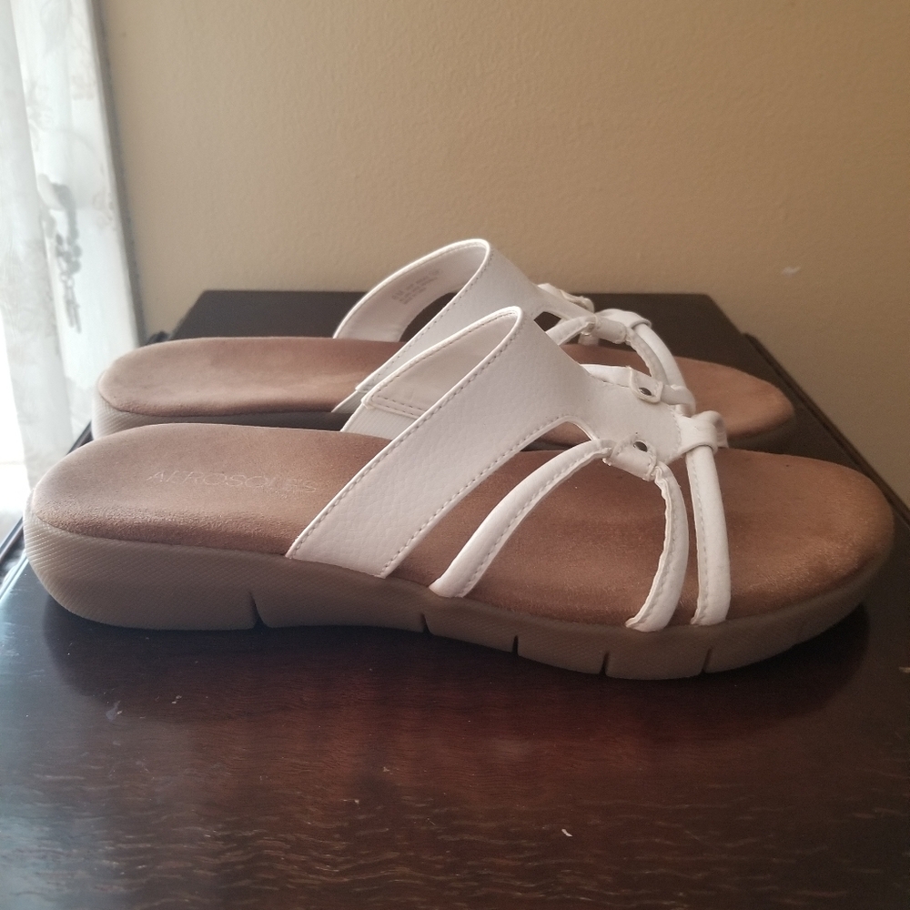 Aerosoles Women's White Sandals - Picture 10 of 10